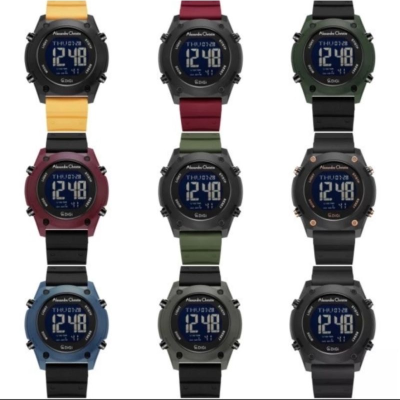 Original jam tangan pria alexandre christie ac9376/ ac 9376