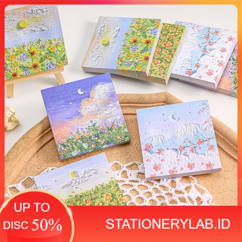 

LAB B106 | STICKY NOTE PEMANDANAGAN | 50 LEMBAR | BOOKMARKS CUTE | MEMO LUCU MURAH