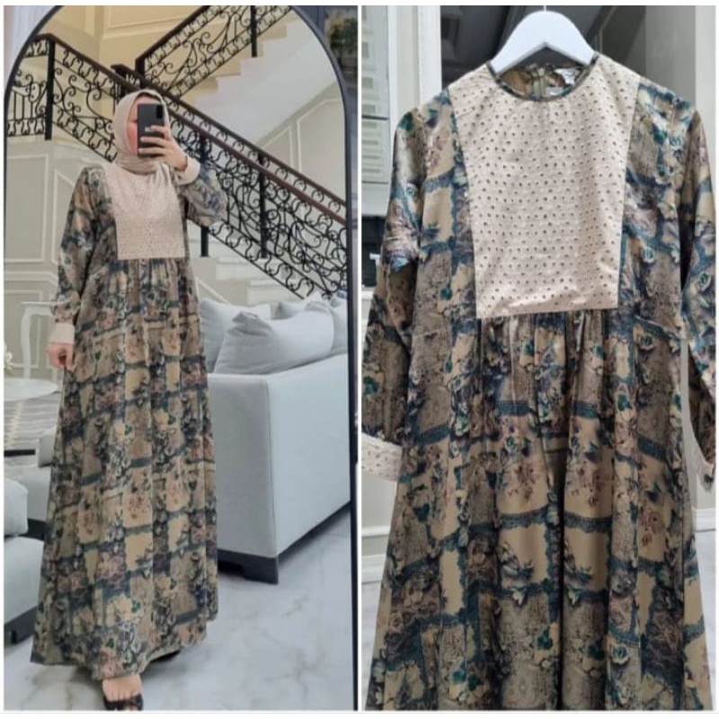 ♡kareemabutik♡ gamis sabrina ori by edness kayla