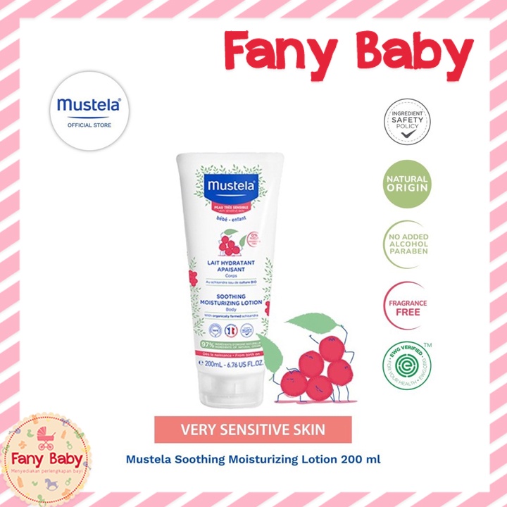 MUSTELA MOISTURIZING BODY LOTION 200ML