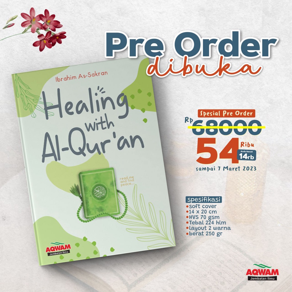 Buku HEALING WITH ALQURAN Aqwam