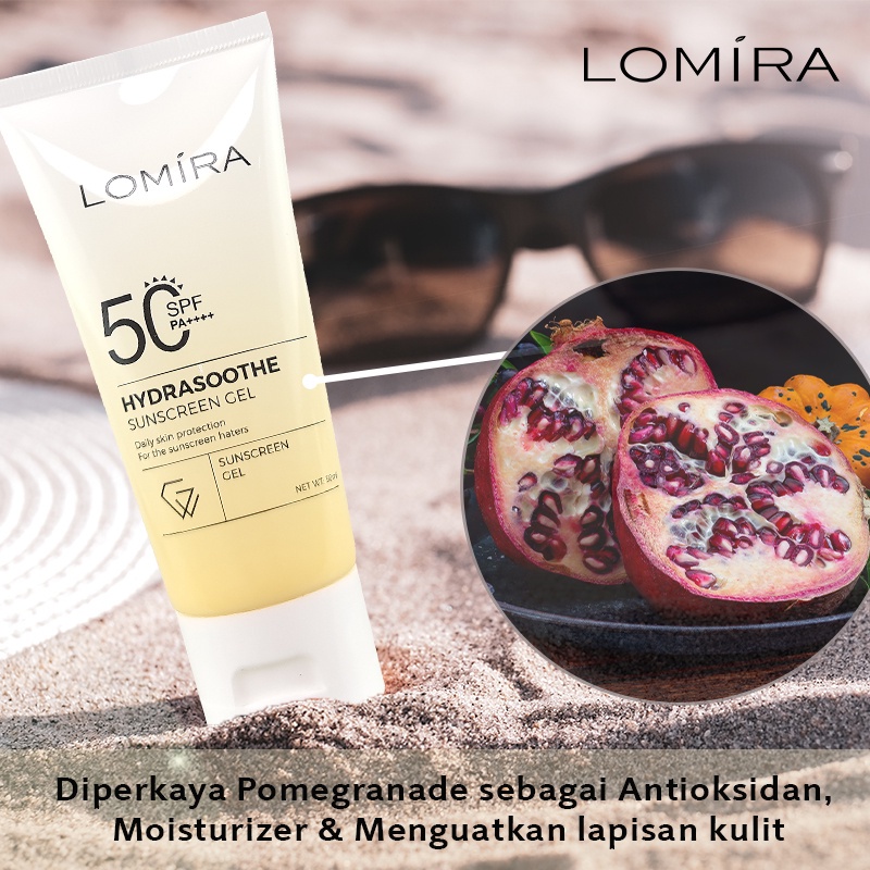 Lomira Hydrasoothe Sunscreen Gel SPF50 PA++++ 50ML