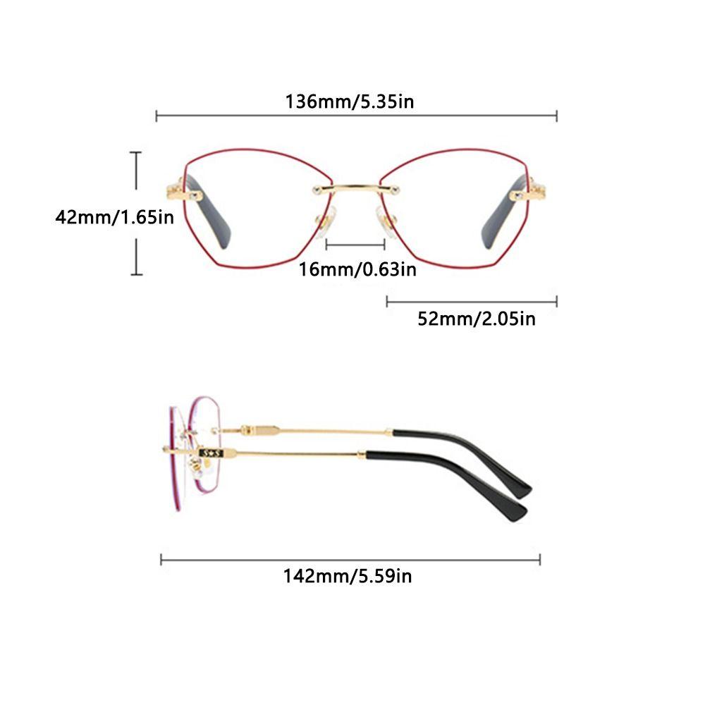 Lily+1.00~+ 4.0 Diopter Kacamata Baca Kacamata Komputer Fashion+1.00~+ 4.0 Diopter Vision Care