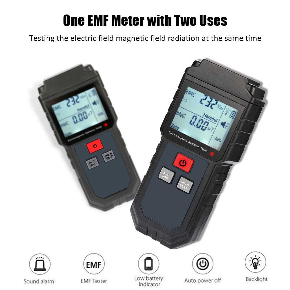 (BISA COD) FTIHSHP  Digital Electromagnetic Radiation Field Dosimeter Detector - ET825