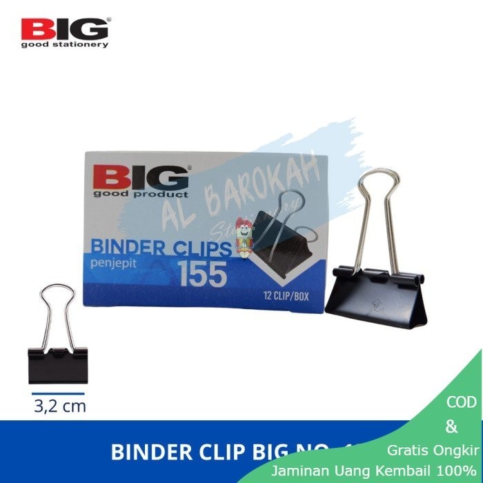 

Binder Clip 155 BIG 32mm