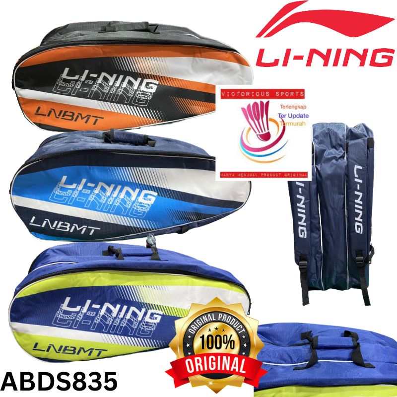 TAS LINING BADMINTON BULUTANGKIS LINING ABDS835 ABDS 835 ORIGINAL
