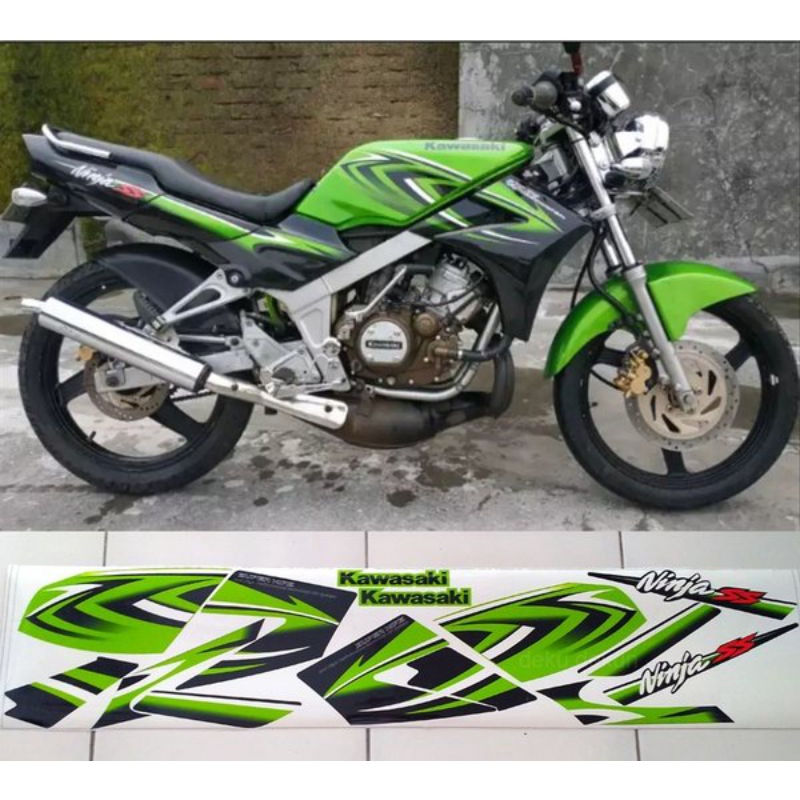 striping ninja ss 2012 hijau