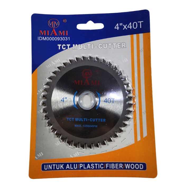 SAW BLADE MIAMI 4 X 40T MATA CIRCULAR SAW POTONG KAYU