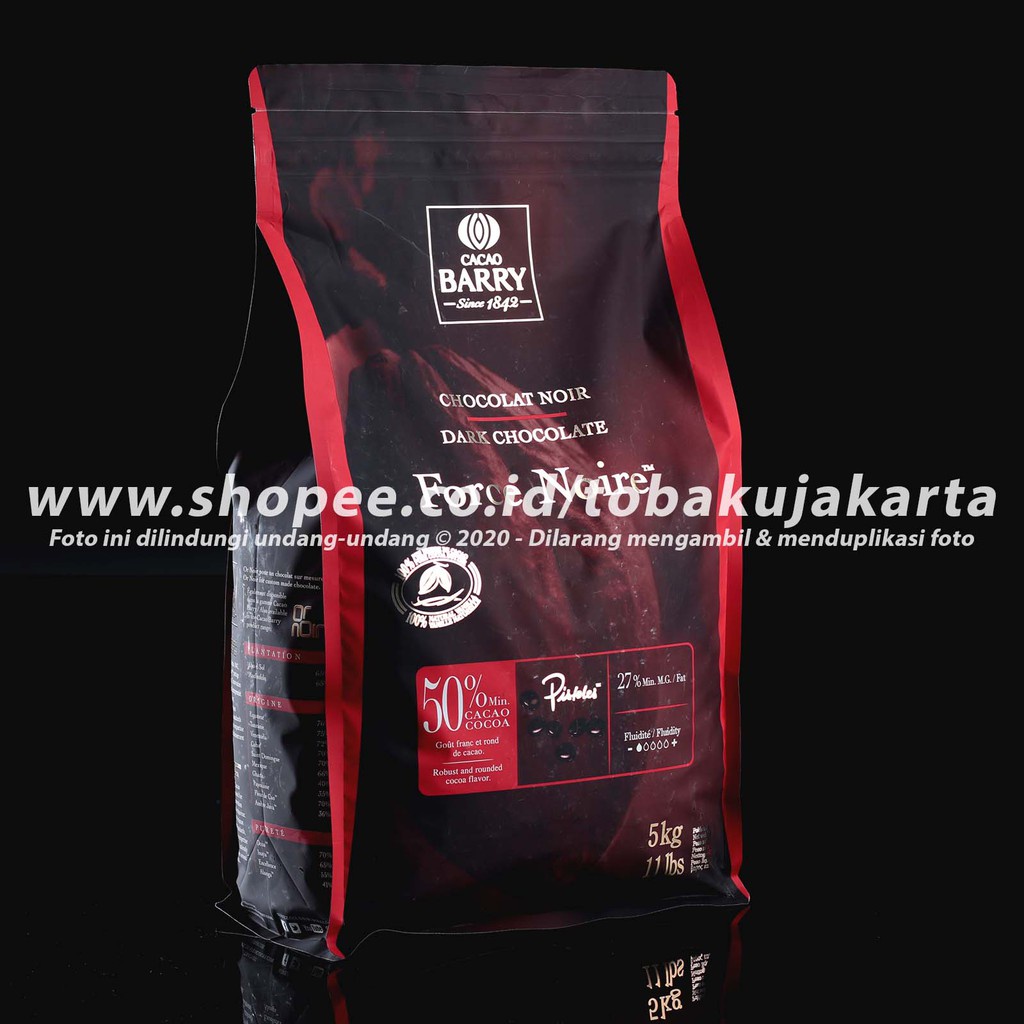 

✨NEW✨ -Cacao Barry Callebaut FORCE NOIRE 500gr 50% Dark Chocolate Couverture- 1.1.23