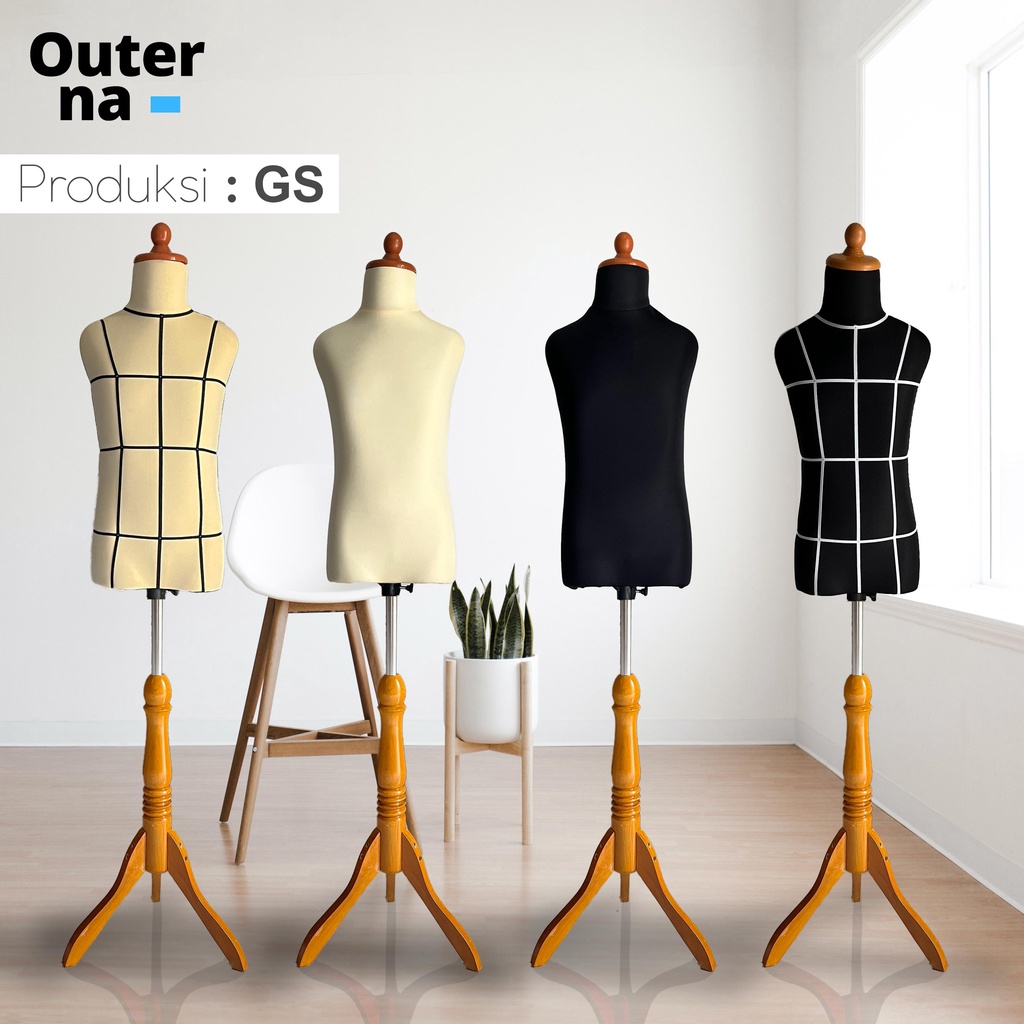 Manekin Anak Lapis Busa Tusuk Jarum | Manekin Pola Anak | Patung Anak | Patung Display Anak