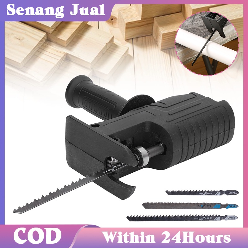 Adaptor Bor Ke Gergaji / Gergaji Mesin Adapter Reciprocating / Adaptor Konventer Bor ke Gergaji Jig 