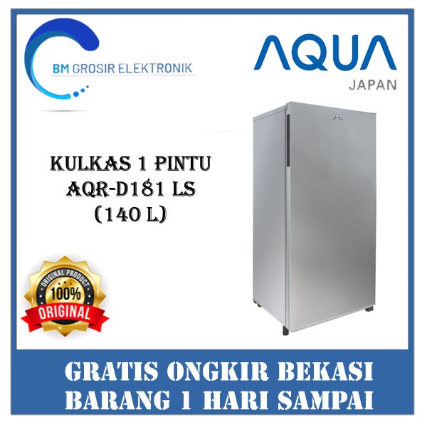 AQUA AQR-D181 DS/LS KULKAS (1 PINTU)