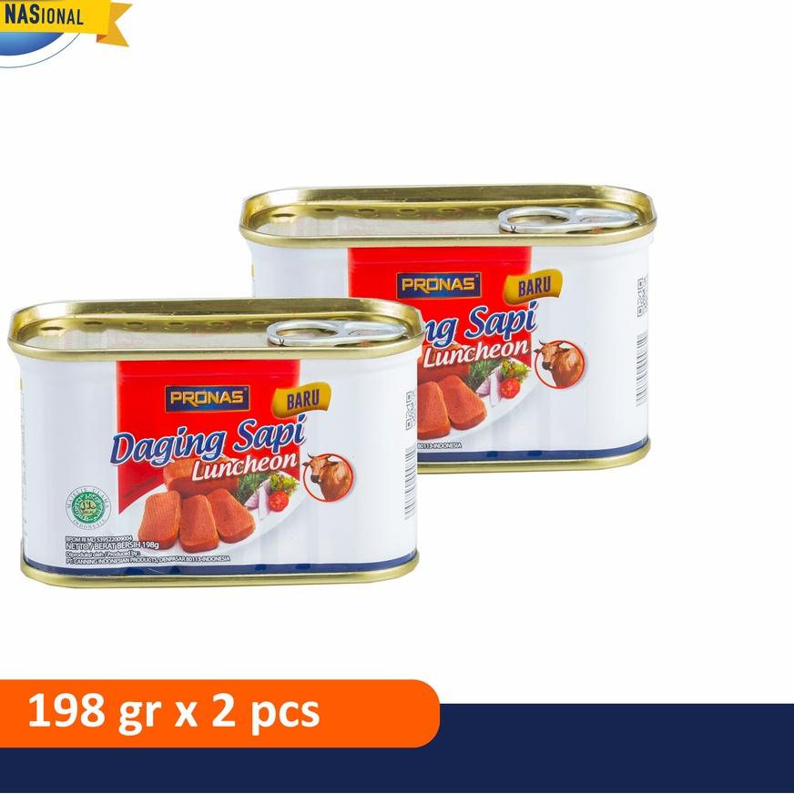 

♠ Pronas Luncheon Sapi 198 g kemasan bundling 2 pcs ♛