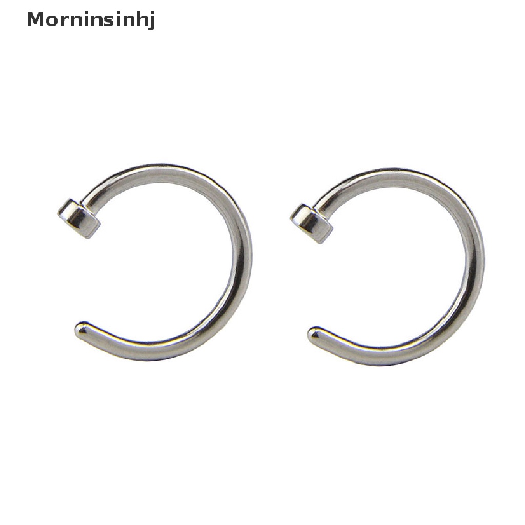 Mornin 21Pcs/Set Cincin Hoop Hidung Kristal Tulang Bar Pin Tulang Rawan Studs Perhiasan id