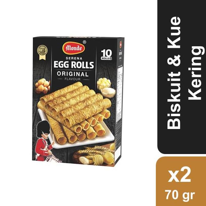 

C85 Monde Serena Egg Roll Original 2 x 70 g TREND KEKINIAN ㅨ