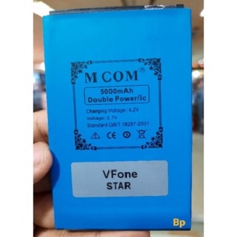 MCOM 5000 MAH Battery Batere Batre Baterai Double Power Mcom VFone N6 Star