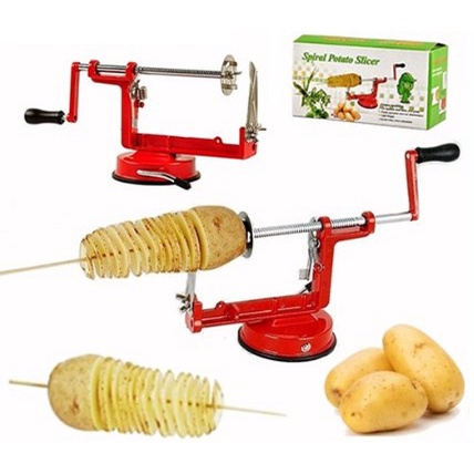 Spiral potato slicer pemotong kentang spiral BESAR (alat pengiris kentang spiral)❁