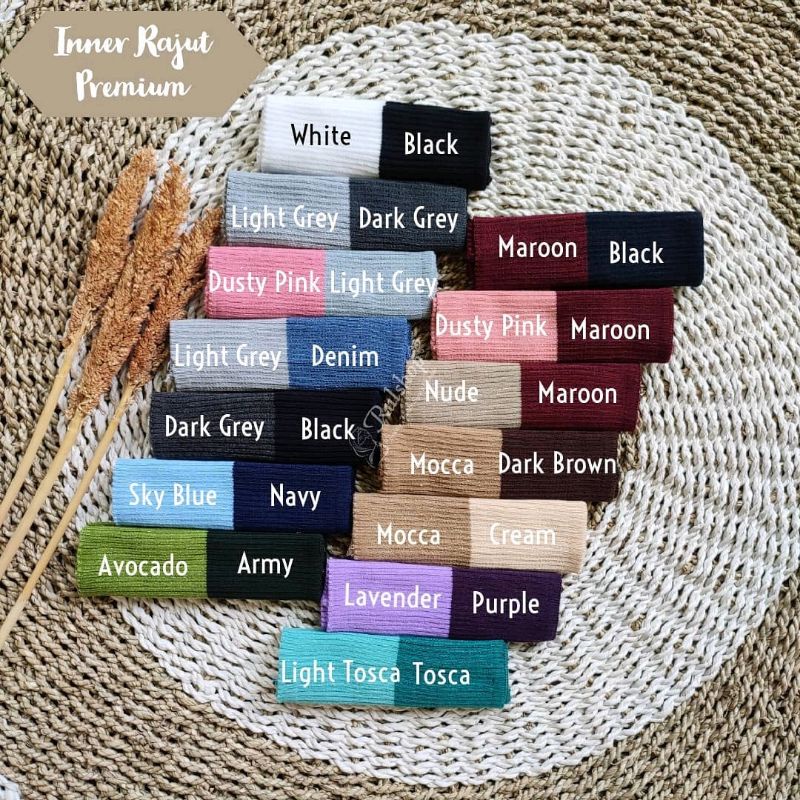 Inner Rajut Premium 2 Warna