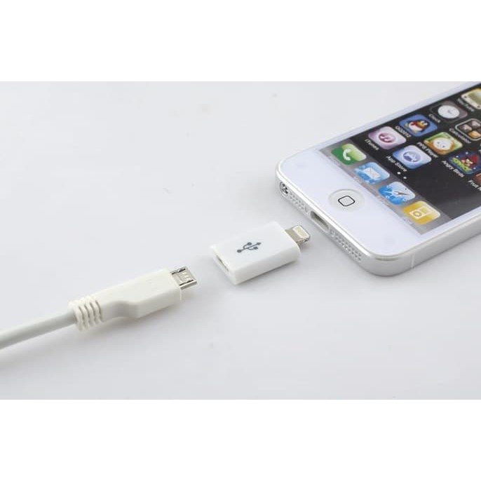 Converter Micro USB To Iphone 5 6 Lighting