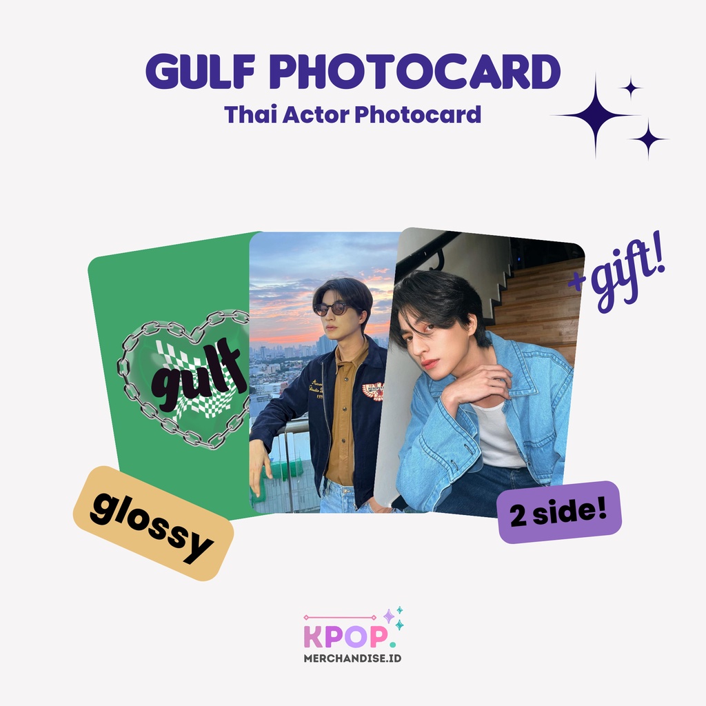 GULF KANAWUT PHOTOCARD COLOR THAI ACTOR
