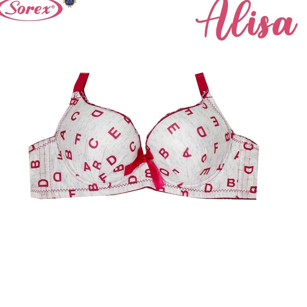 Stok Terbaru Sorex Bra Busa Kawat Kait 3 Setara Cup A-B Alisa BH 17075