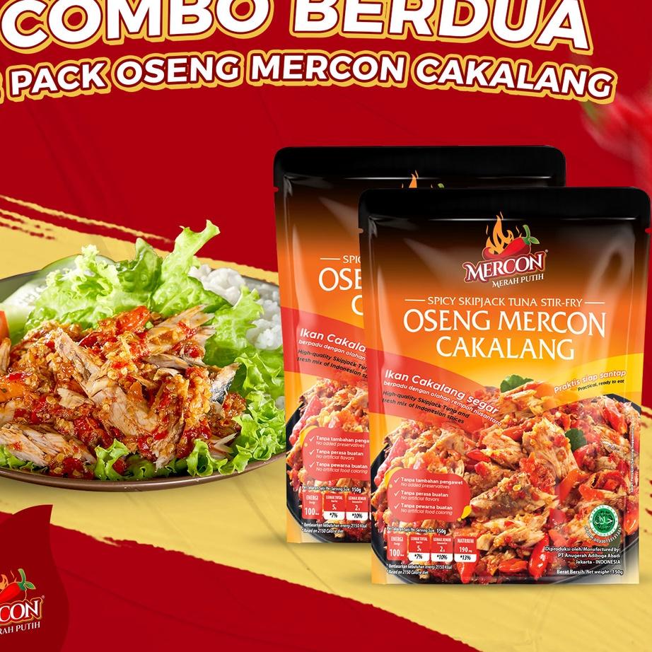 

♛ Mercon Merah Putih - Hemat Combo Berdua || 2 x Oseng Mercon Cakalang ♬