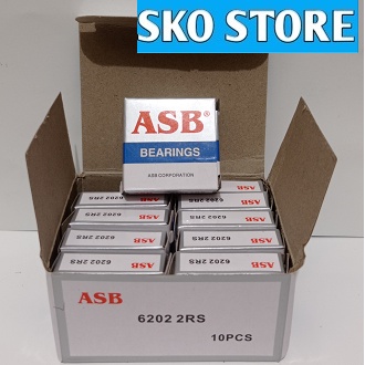 Bearing 6202 2RS (ASB) 1 Biji/Pcs /Laker 6202 2RS  (ASB)