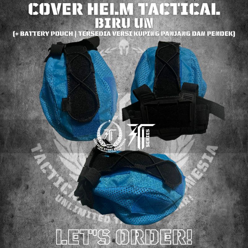 Cover Helm Tactical Biru UN / Cover Helm Balistic Biru UN