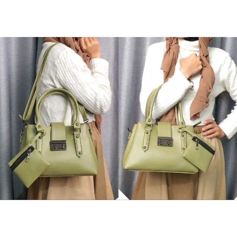 Tas HENDBAG TAS SELEMPANG WANITA DISSA(3 RUANG +DOMPET KOIN) FASHION ALA KOREA//TAS SELEMPANG WANITA KEKINIAN