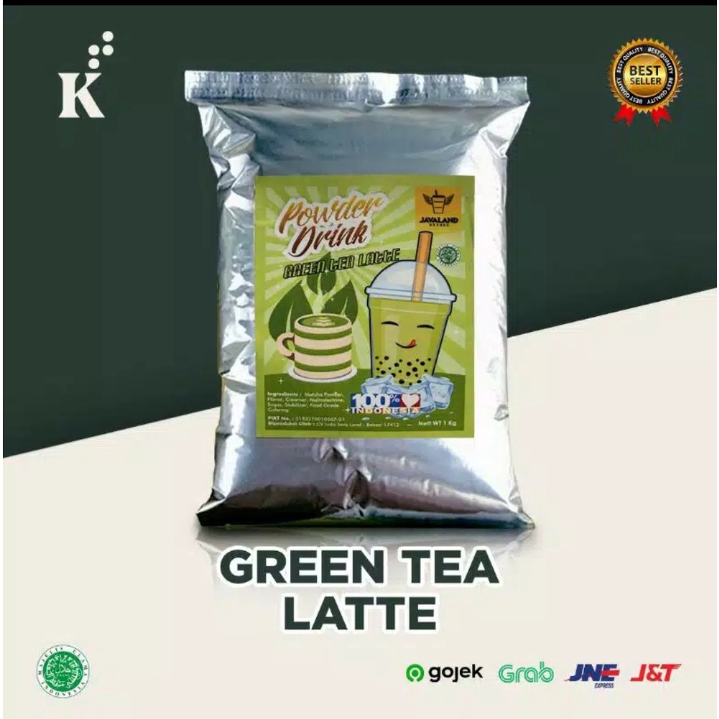 

✨NEW✨ -Powder Green Tea Latte Bubuk Minuman Bubble Drink Javaland 1 kg- 1.1.23
