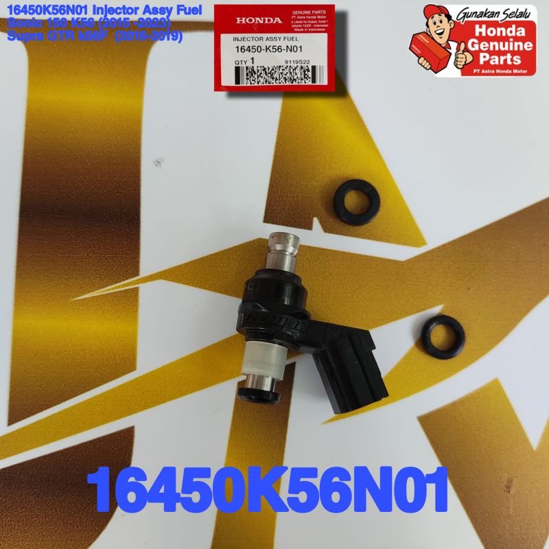 Injector Assy Fuel Injektor Supra GTR  Sonic 150 Asli atau Ori Honda AHM 16450K56N01
