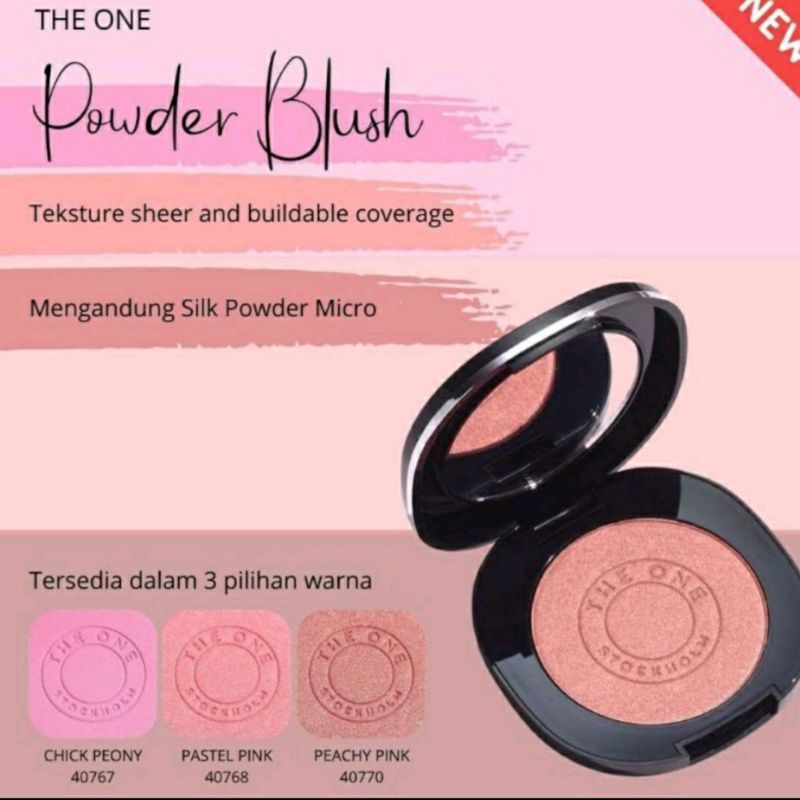 The one powder blush/blush on oriflame/blush on the one