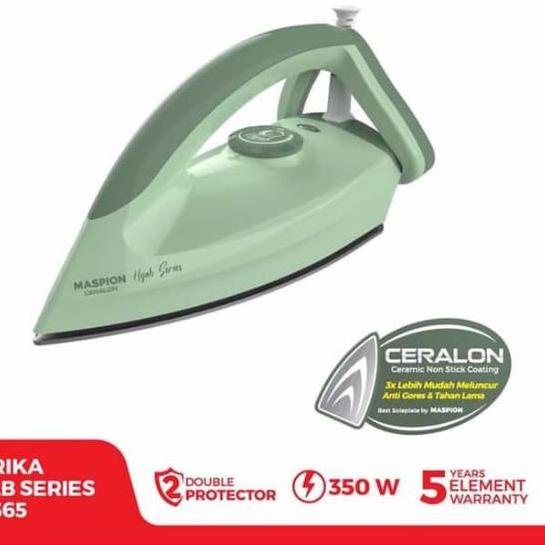 ❋ Maspion Setrika Hijab Series HA-365 HA 365 HA365 Dry Iron Ceralon ✈