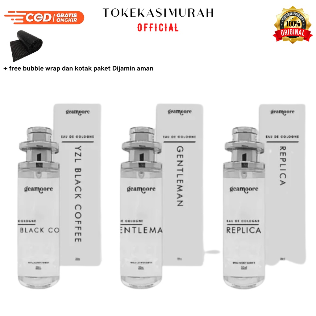 Parfum Unisex Tahan Lama GEAMOORE Casa Minimalist Series BPOM
