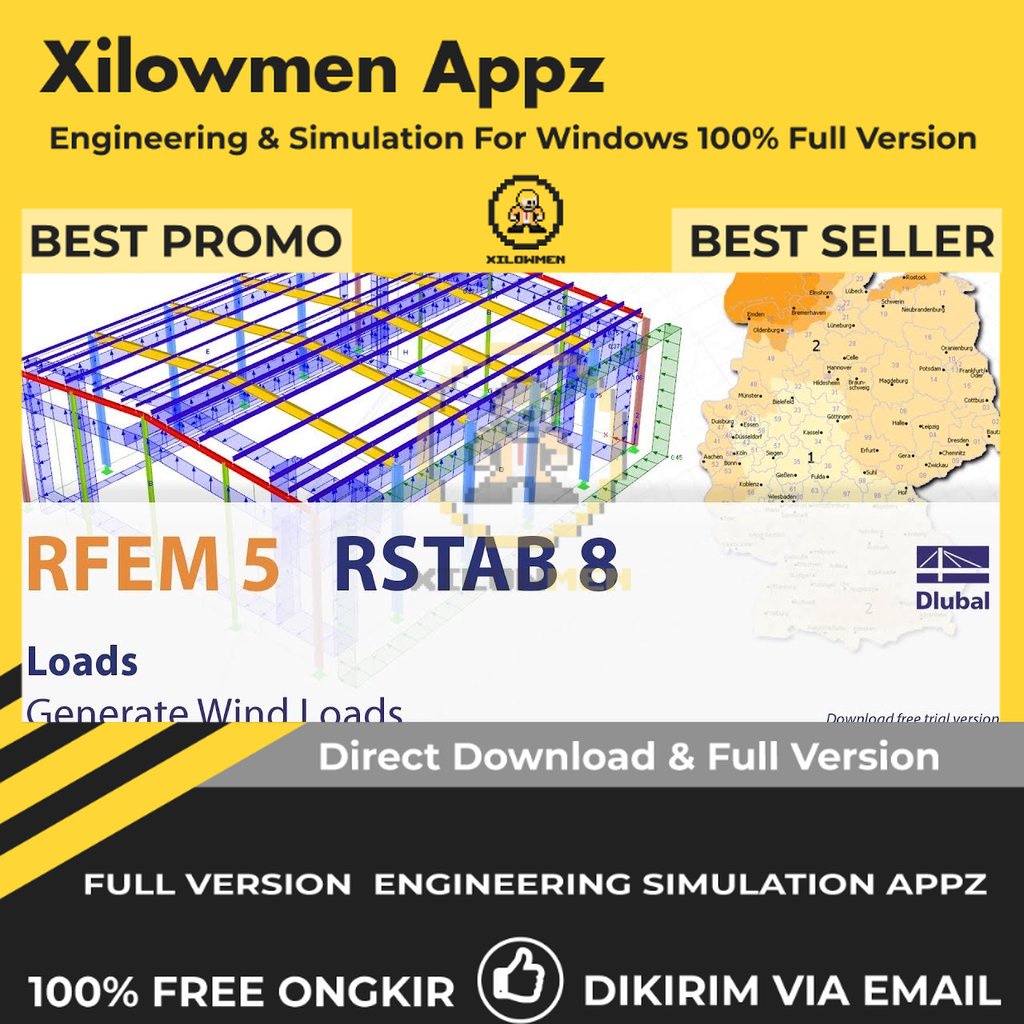 [Full Version] Dlubal RSTAB Pro Engineering Software Lifetime Win OS