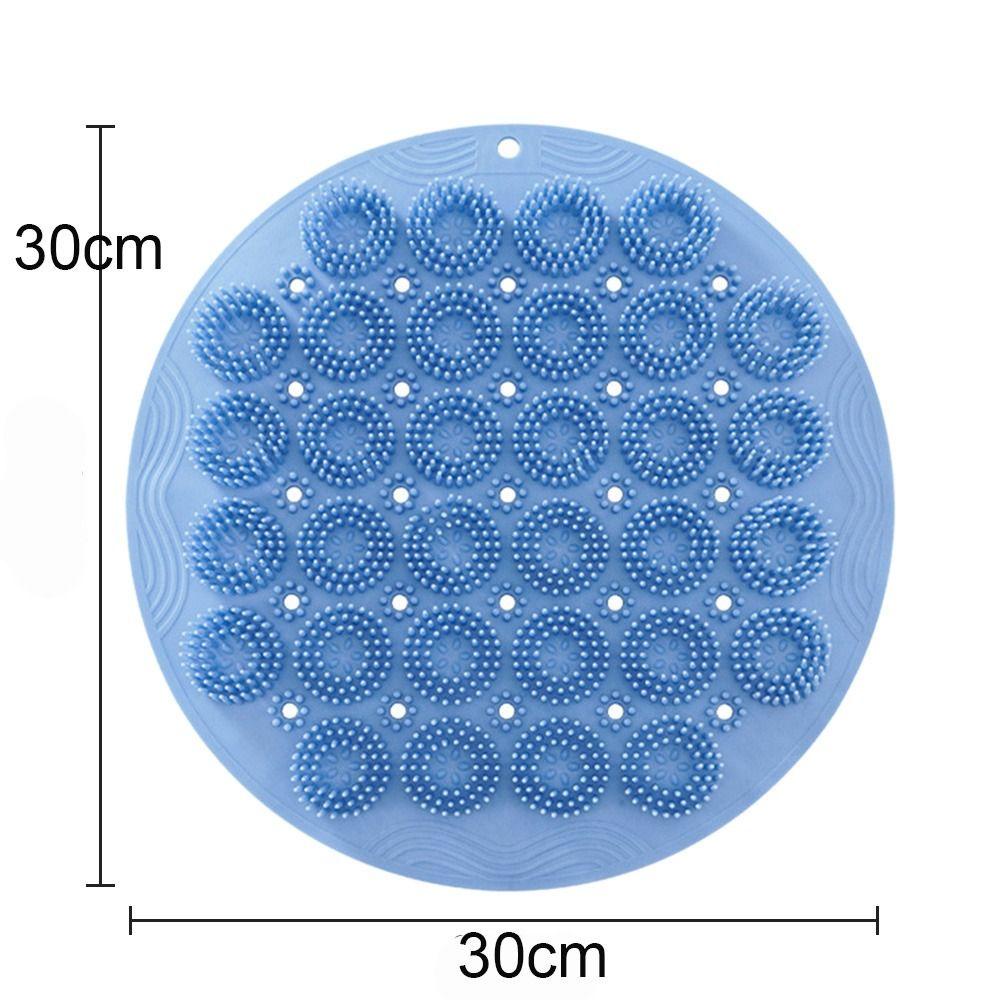 Solighter Sikat Cuci Kaki Berguna Shower Pijat Non-Slip Pijat Kaki Pad Gosok Pengisap Punggung Sikat