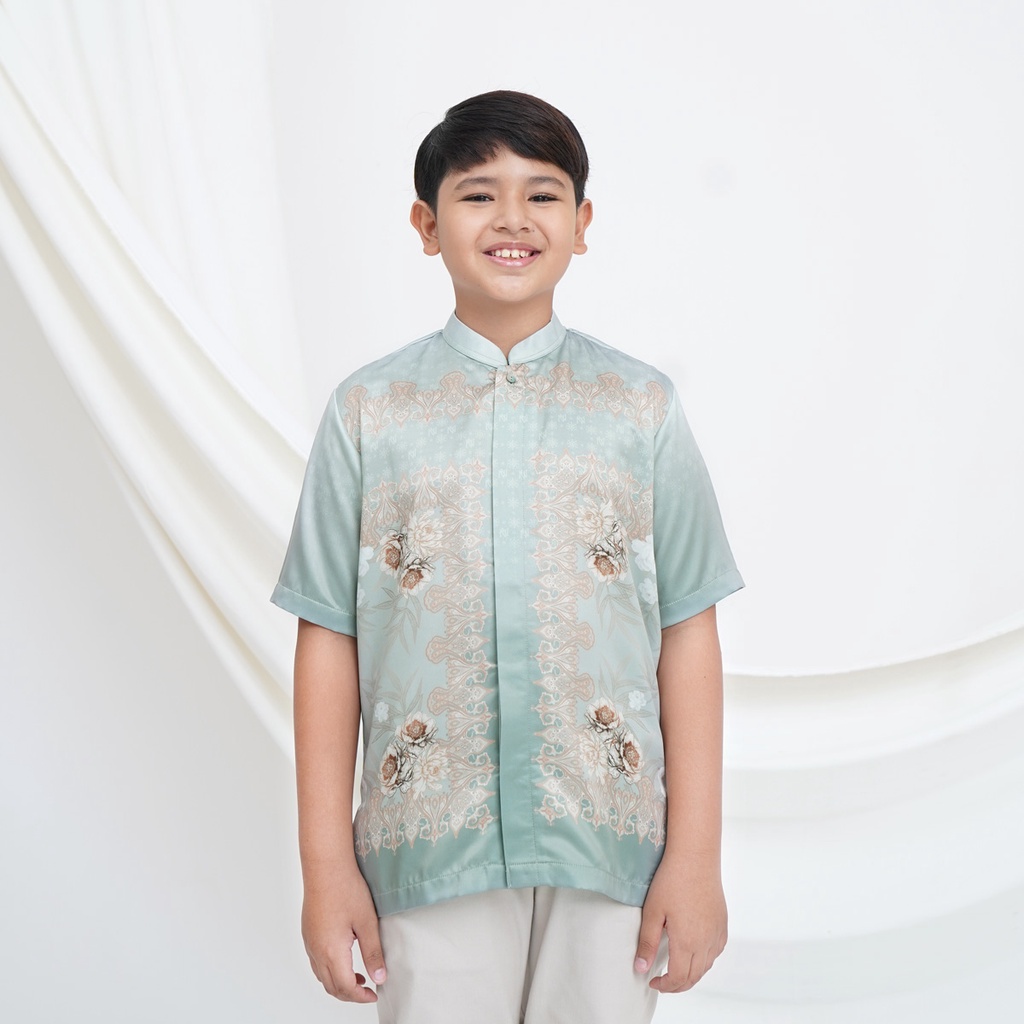 Nawasana Atasan Koko Anak Laki-Laki Muslim Aurora