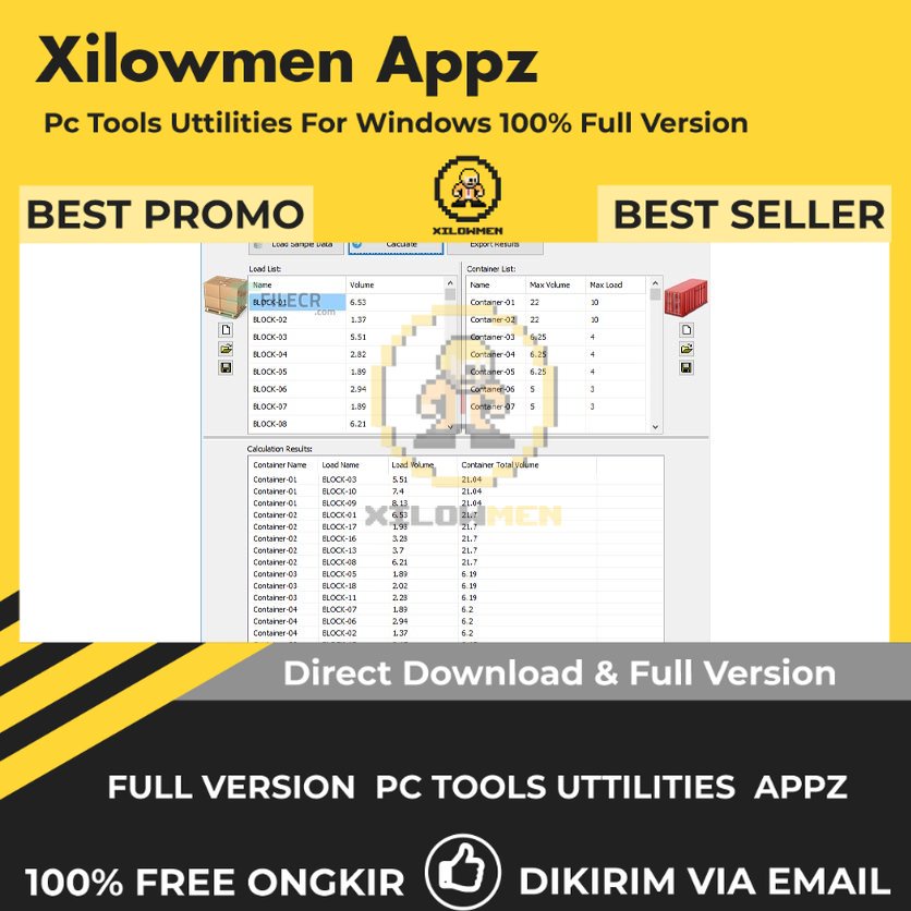 [Full Version] VovSoft Container Loading Calculator Pro PC Tools Software Utilities Lifetime Win OS