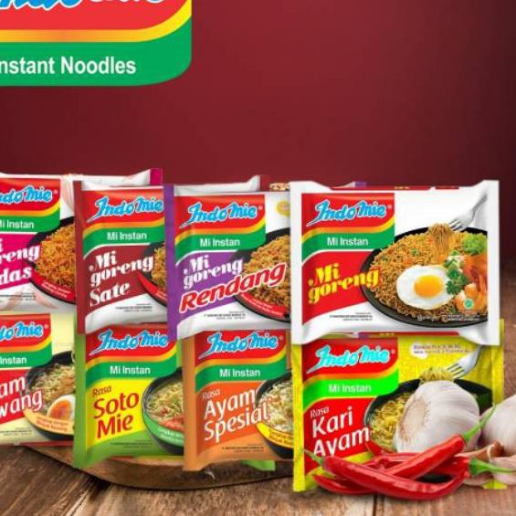 

♠ PROMO Mie Indomie Goreng Dan Kuah ALL VARIAN Isi 40 Pcs Per Dus ♢