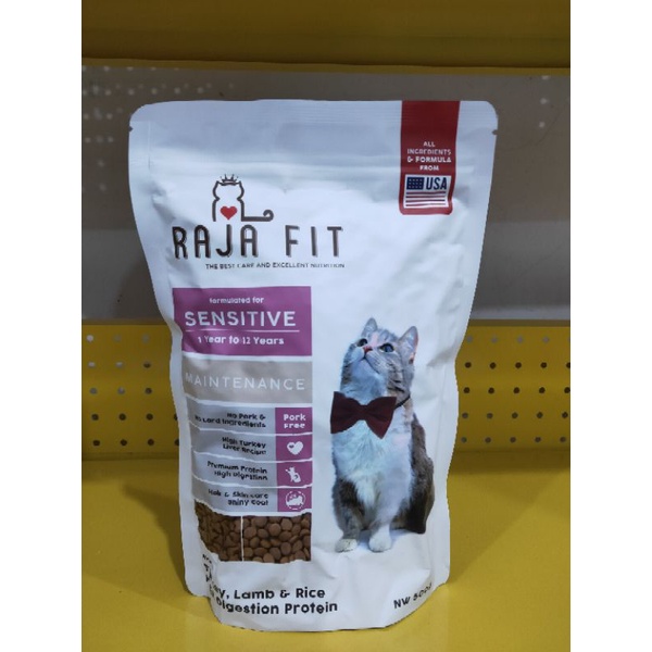 Raja Fit Sensitive Turkey, Lamb, &amp; Rice 500gram