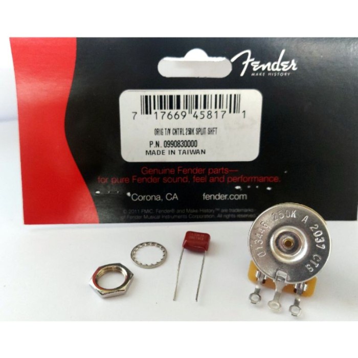 Terlaris Potensio Fender A250K Original By Cts 250K & 500K Potensio Gitar &