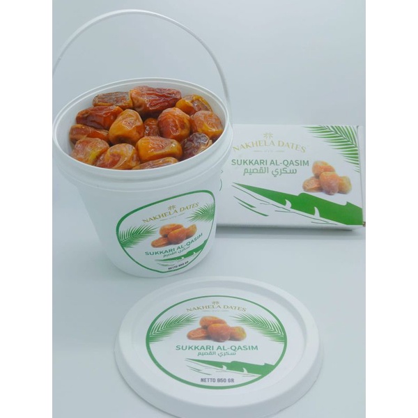 

Kurma Sukkari Nakhela Dates Ember Eksklusif 850gr/Sukkari Premium Dates