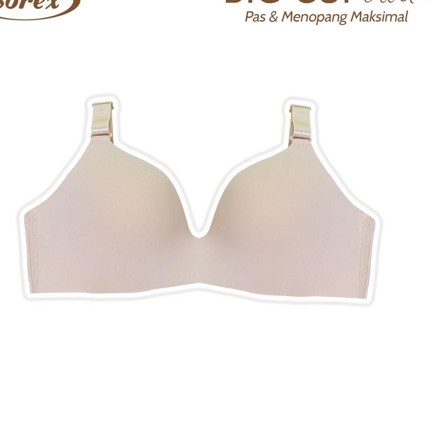 ✨SHOPEE MALL✨ Sorex Bra Busa Big Cup Tanpa Kawat Kait 3 Cup C BH 11180 serbuuu 