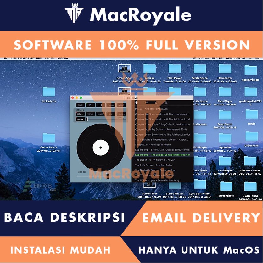 [MacOS] Flexi Player Turntable Full Version Lifetime Full Garansi