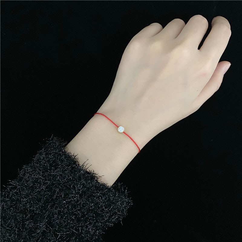 Gelang Tali Warna Merah|Berlian Imitasi|Gelang Tali Adjustable|Sendok Garpu Bahan Stainless Steel | Gelang Bahan Titanium | Gelang Pasangan| Lipstick Cair Anti Pudar