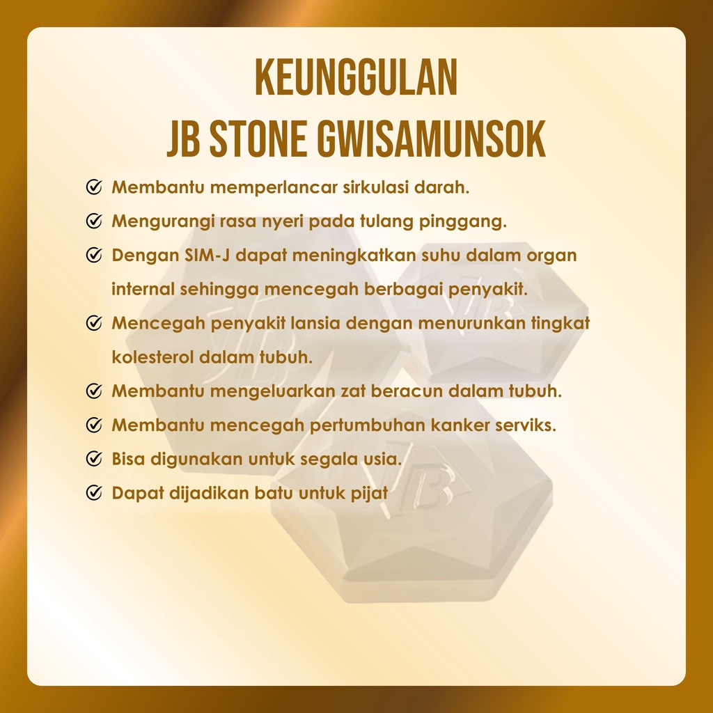 [READY STOCK] JEIDO POWER STONE/BATU GWISAMUNSOK/BATU KESEHATAN ASLI ORGINAL