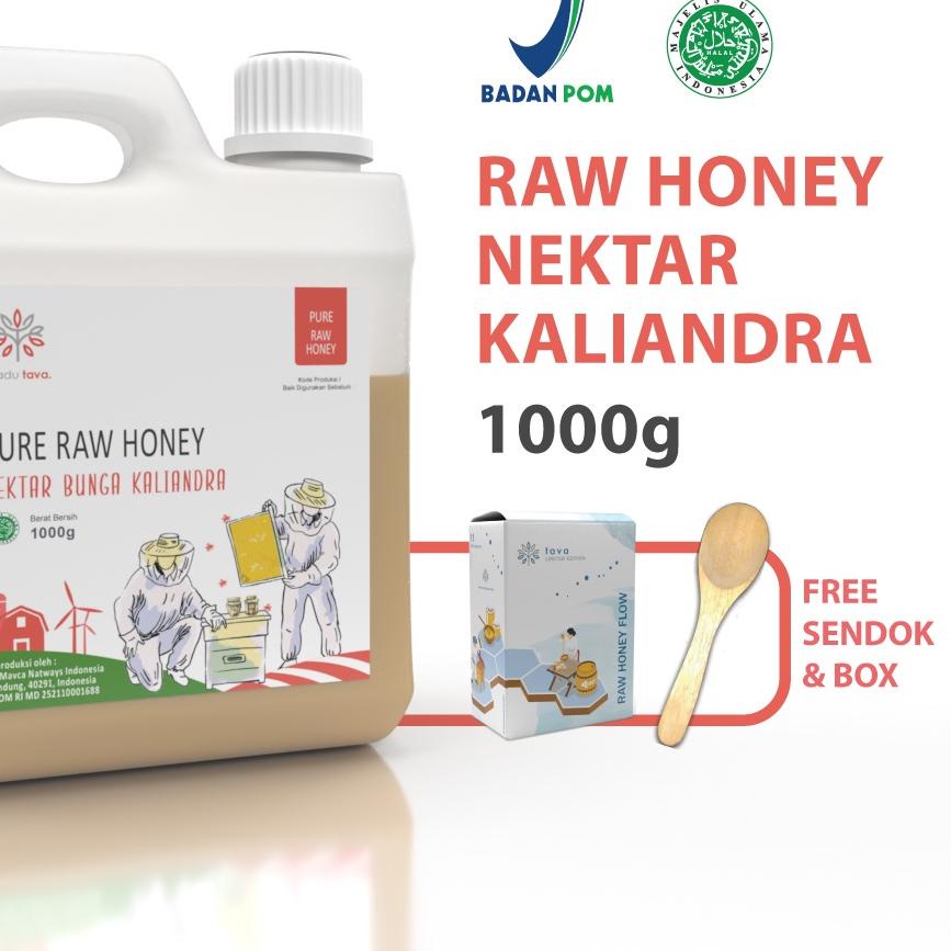 

➬ Murni Asli Tava Nektar Kaliandra 1kg Grade A 100% Alami Pure Natural Raw Honey ♪