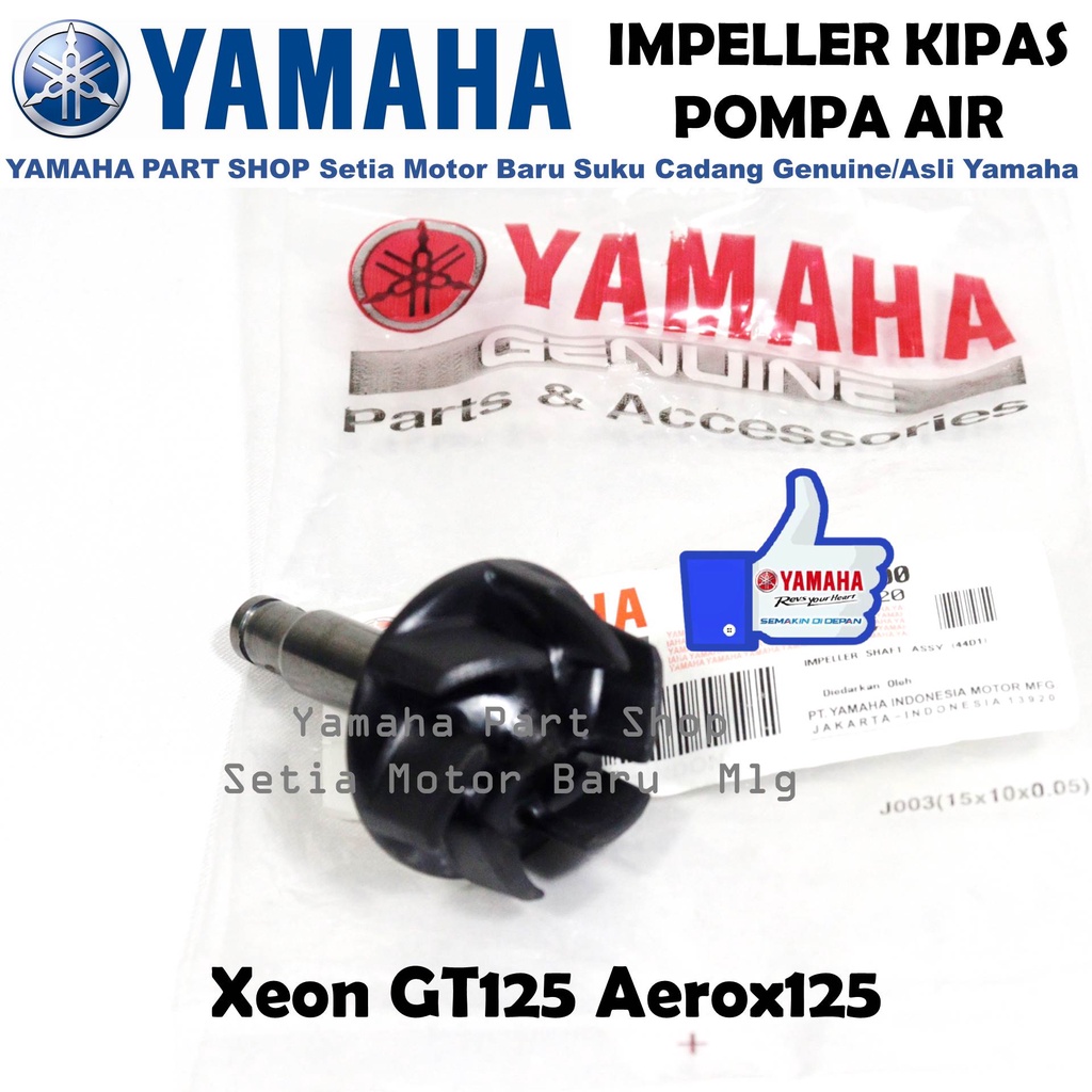 Impeller Kipas Pompa Air Radiator Xeon RC GT Aerox 125 Asli Yamaha Setia Motor Baru