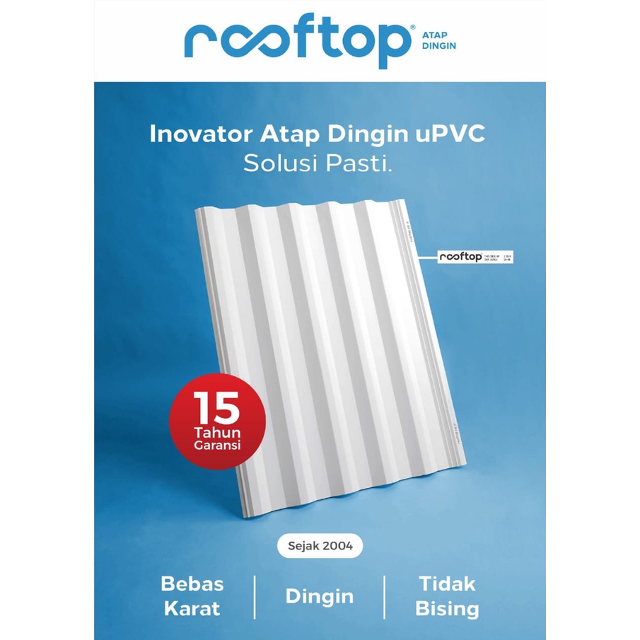 ATAP DINGIN uPVC ROOFTOP®