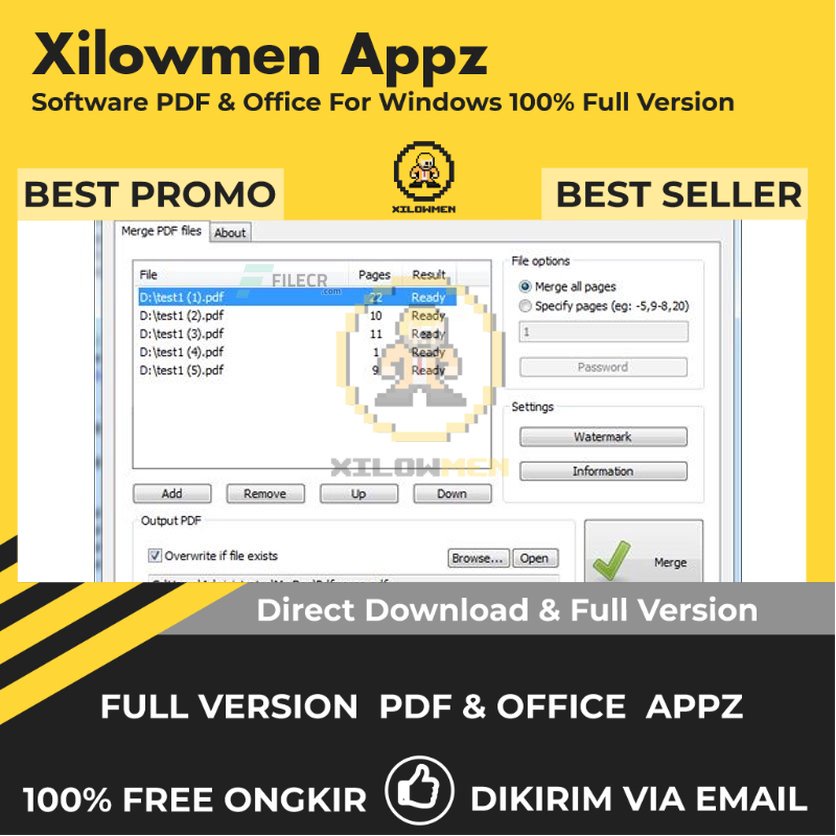 [Full Version]  Mgosoft PDF Merger Pro PDF Office Lifetime Win OS